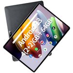 SGIN Android 13 Tablet Computer, 4(2+2) GB RAM 64GB ROM,10 Inches Tablets, 1280 * 800 IPS Display, Quad-Core Processor 1.6GHz, 5000mWh Battery, TF Card 32GB Expansion, GPS, Bluetooth, WiFi (Black)