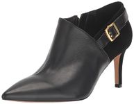 Vince Camuto Women's Kreitha High Heel Shootie Ankle Boot, Black Suede, 10