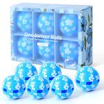 Shoe Deodorizer, Anti Odour Shoe Deodorant Sneaker Balls, 6 Pack - Eliminates Odor, Fresh Linen Scent, Suitable For Gym Bag, All Shoe Types, Running Trainers, Sports, & More