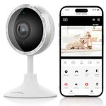 ARPHA 2K Indoor Security Camera, WiFi Pet Camera for Home Security with PIR Human Detection, Sound Detection, Night Version Two-Way Talk, Support TF Card & Cloud Storage