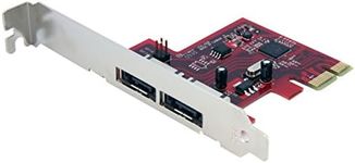 StarTech.com 2 Port SATA 6 Gbps PCI Express eSATA Controller Card - Storage Controller - 2 Channel - eSATA 6Gb/s - 6 Gbit/s - PCIe - PEXESAT32