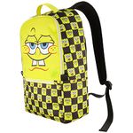 Concept One SpongeBob Squarepants 13 Inch Sleeve Laptop Backpack, Spongebob Squarepants 13 Inch Sleeve Laptop Backpack, Checkered Padded Computer Bag for Commute Or Travel