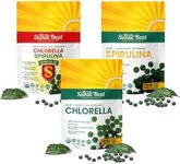 Sunlit Best Ultimate Chlorella & Spirulina Bundle | Super Greens Supplements for Immune Support, Gut Health, Mood & Energy