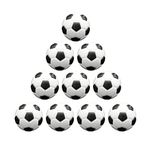 10 Pcs Table Football Soccer Balls Creative Tabletop Game Balls Mini Table Football Balls for Kids Adults Football Subbuteo Football Game