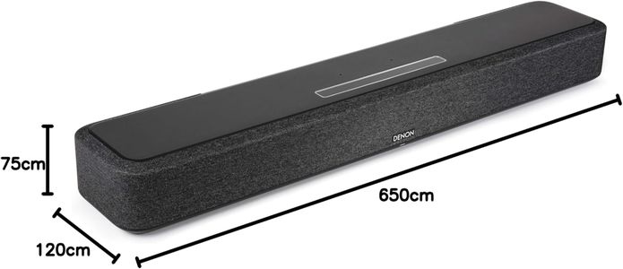 Denon Home 550 Sound Bar – Wireless Bluetooth, Black