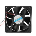 sourcing map 120mm x 120mm x 38mm 24V DC Cooling Fan Long Life Dual Ball Bearing PC Case Fan