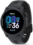 COROS PACE 4 Ultralight Sport GPS Watch, 1.2" AMOLED Touchscreen Running Watch, 19 Days of Daily use, Voice Features, Advanced Training Tools, Accurate GPS (Black Silicone, Standard)
