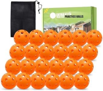 FINGER TEN Golf Practice Balls Plastic Colored Value 12/24/36 Pack, Limited Flight Sports Training Ball for Men Women, Indoor Outdoor Driving Range Backyard Use (Orange, 24 Pack)