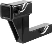 VEVOR Trailer Hitch Riser, for 2" Receiver with 6" Rise/Drop, Trailer Receiver Hitch Extender Extension Adapter, 7" and 9" Extension Length, 4000 lbs Max Towing Capacity, Hitch Pins Included, Black