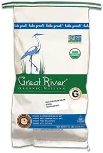 Great River Organic Milling, Oatmeal, Thick Rolled Oats, Organic, 25-Pounds (Pack of 1)