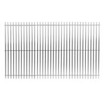 16 7/8" Grill Grates for Charbroil 463436215, 463436214, Master Chef G43257, G43205, G43258, Kenmore, Stainless Steel Cooking Grid for Thermos 461442114, Backyard, Expert Grill BG2824B, DG2824BN Parts