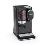 Cuisinart One Cup Grind And Brew Coffee Machine | Bean to cup, Single serve Filter coffee | Stainless steel conical burr grinder | Adjust coffee strength, 3 cup sizes | Reusable filter pod | Black