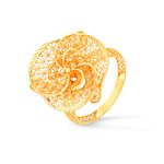 Malabar Gold & Diamonds Gold Ring for Women 22 K | Gold Ring for Women 22k Gold Pure | 22 Kt (916) BIS Hallmark Certified Pure Gold Ring for Birthday, Engagement, Anniversary & Diwali Gift