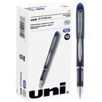 uni-Ball 40174 uni-ball Jetstream Ballpoint Pens, Fine Point (0.7mm), Blue, 12 Count