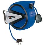 Draper 15052 Retractable Electric Cable Reel 20 m , Blue