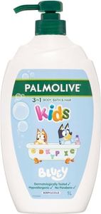 Palmolive 3 in 1 Kids Bluey Body Wash, Bath & Hair, 1L, Berrylicious