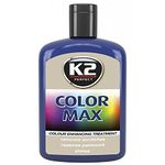 K2 Color Max Colored Wax with carnauba, restores car shine, blue 200ml