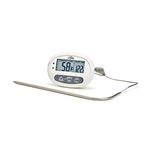 CDN Leave-In Probe Cooking Thermometer, 0 to +200C, White