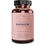 Inositol Myo & D-Chiro PCOS 4100MG Vegan Capsules, Hormonal Balance, Fertility Supplement, Preconception, Pregnancy & Ovarian Support, 9-in-1 Inositol, Folate 5-MTHF, Chromium, Zinc, VIT B6, B12 & D3