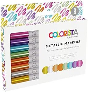 Spectrum Noir Colorista Metallic Markers - Pack of 8 - Essential Metallics