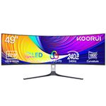 KOORUI 49" 5120 x 1440 240 Hz OLED Gaming Monitor FreeSync Premium (AMD Adaptive Sync) 98% DCI-P3 S4941XO