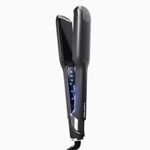 CLOUD NINE The New Wide Iron Hair Straightener Starlight Collection Grey | Variable Temperature Control | Revive Mode Mineral-Infused Plates | Digital Display 360° Swivel Cord | Shiny Sleek Results