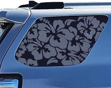 Rear Side Window Blossom Vinyl Sticker for Toyota 4Runner 2010-2024, Matte Black Blossom Decal Sticker for Car, for Toyota 4runner 2010-2024 Accessories