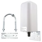 YOTENKO 4G LTE 5G Antenna 10 dBi Omni Outdoor Antenna with N Female Connector High Gain Pole/Wall Mount for Verizon, AT&T, T-Mobile