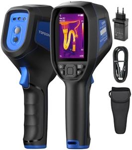 TOPDON Wärmebildkamera TC004 mit 512×384 TISR-Auflösung, 64 GB Speicher, 3,5″ Display Thermal Camera mit Videoaufzeichnung, PC-Bildanalyse, WLAN, Infrarotkamera mit 8 Std. Laufzeit, 18W Schnellladen