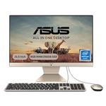 ASUS Vivo AiO V222, 4 core Intel Pentium Silver J5040, 21.5" (54.61cm), All-in-One Desktop (8GB/256GB SSD/Win11/1Year McAfee Security/Wired Keyboard & Mouse Included/Black/4.8 kg), V222GAK-BA034W