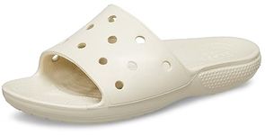 Crocs Unisex Adult Classiccrocssld Bone Clog Slide-9 Kids Uk (206121), Cream