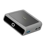 kwmobile Case Compatible with Anker Charging Base Prime Bank 100W - Portable Powerbank Cover - External Battery Charger Bag, Shockproof - Grey