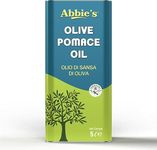 Abbie's 5L Pomace Olive Oil for Cooking with Goodness of 15% Extra Virgin Olive Oil| Olive Oil for all types of Indian Cooking including deep frying, roasting