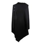 Zibuyu Multifunctional Soft Stretch Scarf Breastfeeding Nursing Cover (Black)