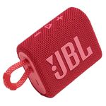 JBL Go 3: Portable Speaker with Bluetooth, Built-in Battery, Waterproof and Dustproof Feature - Red (JBLGO3REDAM)