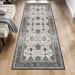 Bohemian Runner Rug 3'3"x7' Washable Hallway Runner Rug Non Slip Entryway Runner Rug, Soft Indoor Floor Carpet for Kitchen Laundry Bedroom - Style1