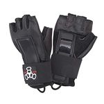 Triple Eight 604352 80004 Hired Hands, Black, X-Large