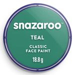 Snazaroo Classic Face Paint, 18ml, Teal