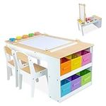 Milliard 2-in-1 Kids Art Table and 