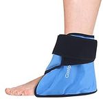 Comfpack Ankle Ice Pack Wrap Heel Ice Pack for Pain Relief Hot Cold Therapy Foot Ice Pack for Achilles Tendonitis, Plantar Fasciitis, Ankle Sprain, Swelling, Heel Spur, Injuries