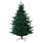 Christmas Tree World | 5ft Artificial Unlit Ultra Mountain Pine | Natural and Realistic Look with Bushy and Luxury Quality PVC Tips | Easy to Assemble and Take Down | 95cm Diameter