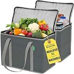 XL Insulated Reusable Grocery Bags 