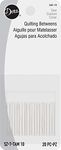 Dritz 20-Piece Quilting Betweens Hand Needles, Size 10