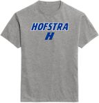 Barnesmith Hofstra University Pride Short-Sleeve T-Shirt, Heritage, Charcoal Grey, Small