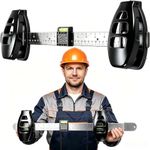 Level Ruler Picture Hanging Tool with 50 Nails – Straight Alignment Frames | Precision Wall Mount Guide for Frames & Artwork, Easy Alignment Hanging Tool with Built-In Level for Home Decor Installation