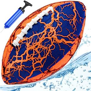 Jasonwell Pool Beach Water Football - Waterproof Football Strong Grip Fun Water Toys Games for Swimming Pool Beach Lake Park Backyard Outdoor Play for Kids Children Teens Adults Family