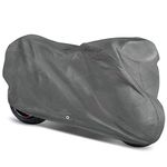 OxGord Premium Motorcycle Cover - in-Door 2 Layers - Economical Alternative - Ready-Fit/Semi Custom - Fits up to 80 Inches