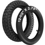 LotFancy Tire and Inner Tube Package 12.5 x 2.75 (12-1/2 x 2.75) Tire & Inner Tube Set for Razor Electric Dirt Bike MX350 MX400, X-Treme X-560 - Heavy Duty Scooter Tire Tube for Mini Pocket Bikes