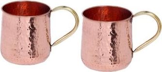 RBHMC BRONZE MASTER® Copper Mugs with Lacquer Layer 500 Ml (Set of 2)