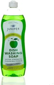 Juniper CLEAN, Dish Soap, Green Apple Scent, Liquid Dish Washing Soap Squeeze Bottle 25 Fl Oz (Pack of 1)